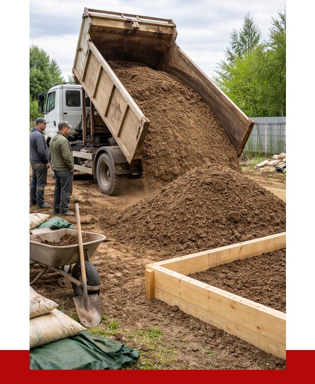 Торфо песчаная смесь в Устях-Куте с доставкой от 1905 р. | ПРОНЕРУДУтк