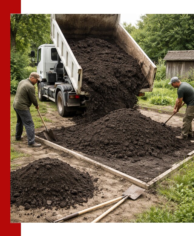 Купить чистый чернозем для огорода с доставкой в Устях-Куте