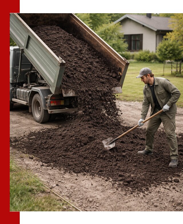 Чернозем для газона с доставкой в Устях-Куте быстро и качественно