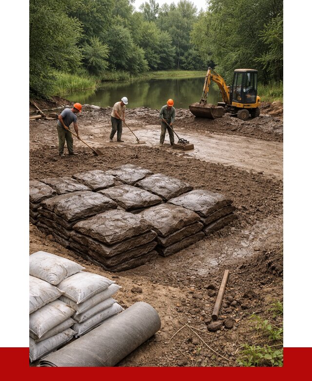 Купить глину для пруда в Устях-Куте от 4634 р. с доставкой | ПРОНЕРУДУтк