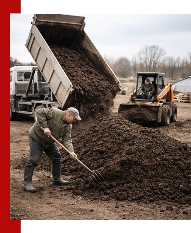 Доставка и продажа перегноя в Устях-Куте быстро и дешево