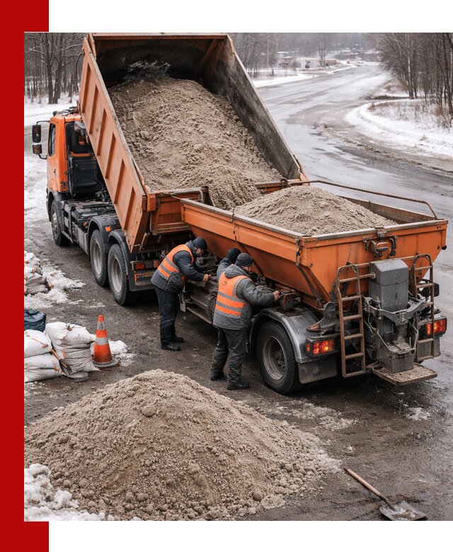 Поставка и вывоз пескосоля в Устях-Куте оптом и в розницу