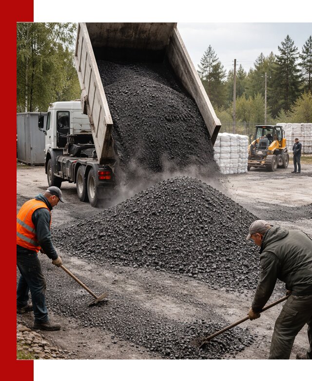 Доставка и продажа асфальтного гранулята в Устях-Куте