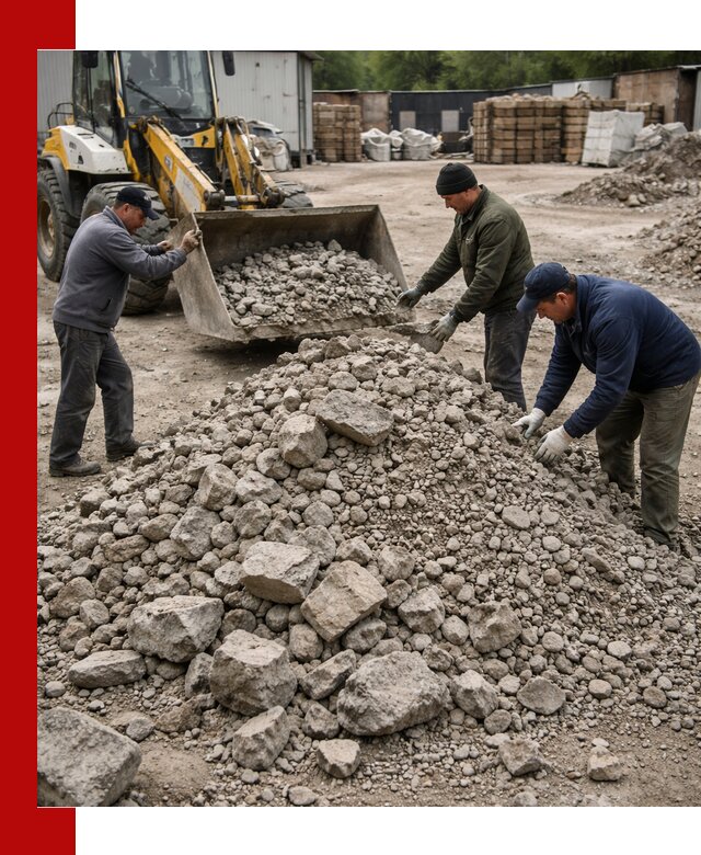 Демонтаж и вывоз бой бетона в Устях-Куте