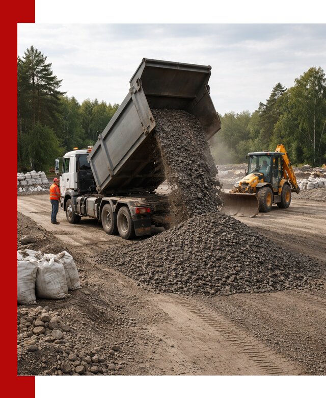 Доставка дробленого асфальта в Устях-Куте для дорожных работ
