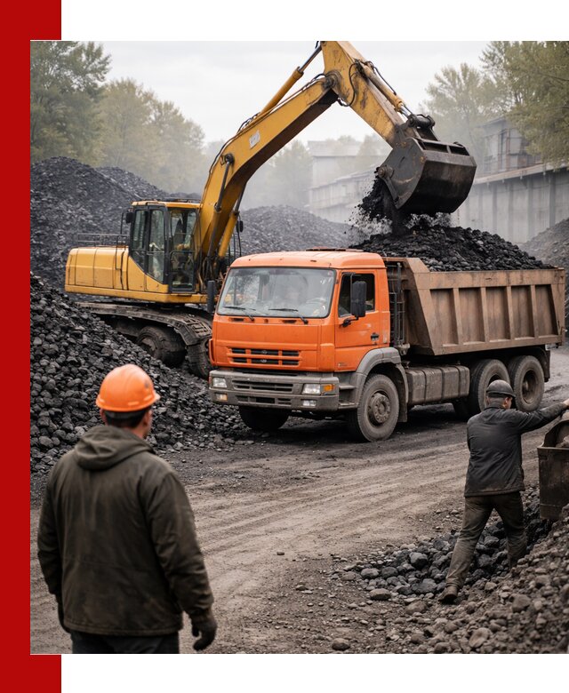 Доставка угля автотранспортом в Устях-Куте быстро и выгодно