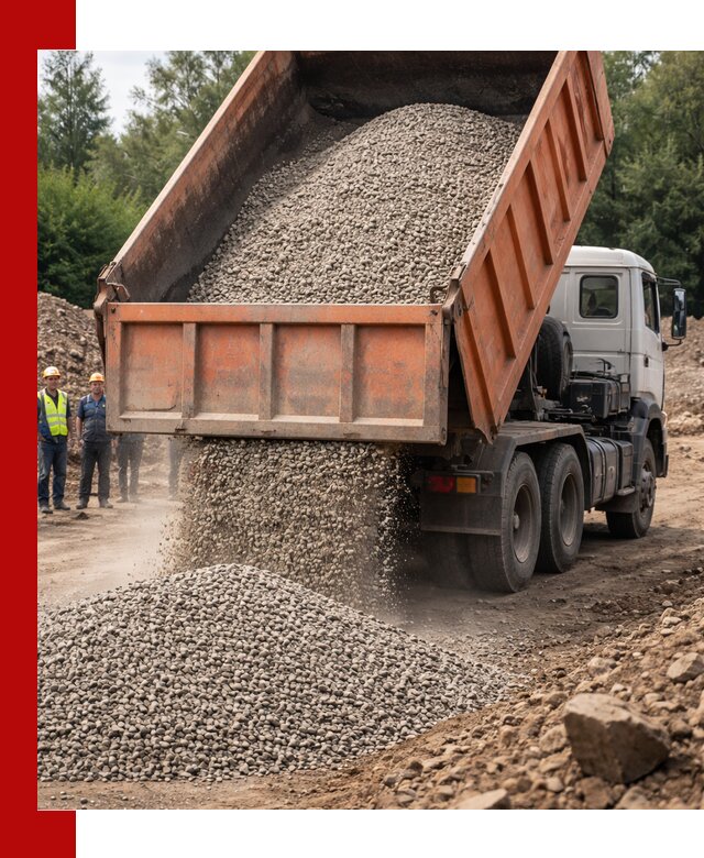 Доставка сыпучих материалов самосвалом в Устях-Куте быстро и надежно