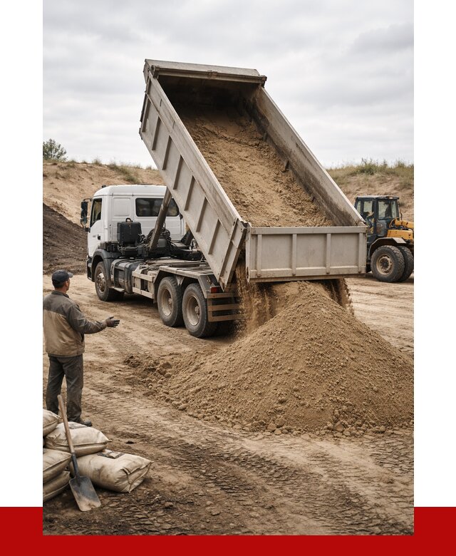 Доставка самосвалом 20 кубов в Устях-Куте от 7723 р. | ПРОНЕРУДУтк