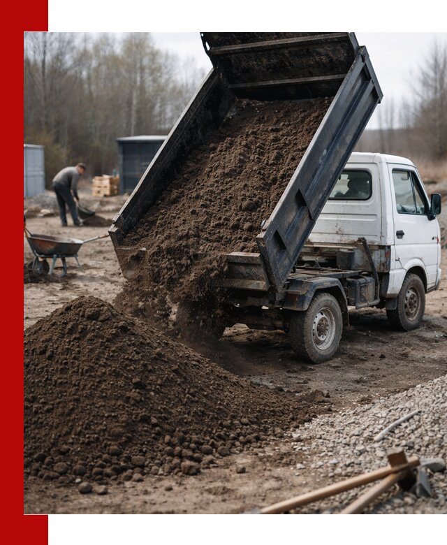 Аренда минисамосвала в Устях-Куте для доставки сыпучих материалов