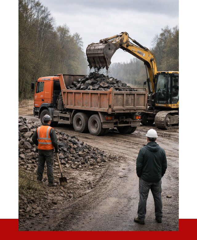 Вывоз асфальта в Устях-Куте от 4634 р. самосвалом ПРОНЕРУДУтк