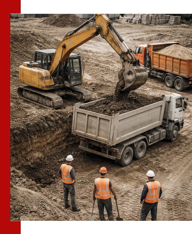 Разработка грунта для строительства и благоустройства в Устях-Куте