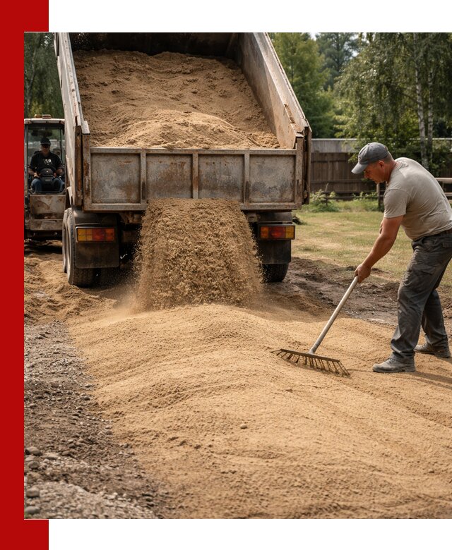 Отсыпка участка песком в Устях-Куте быстро и качественно