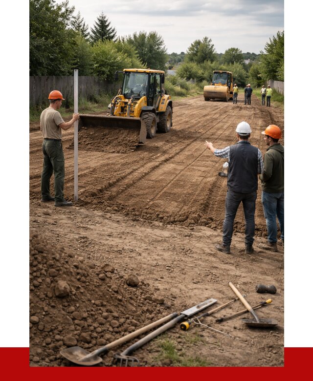 Планировка участка грунтом в Устях-Куте от 4634 р ПРОНЕРУДУтк