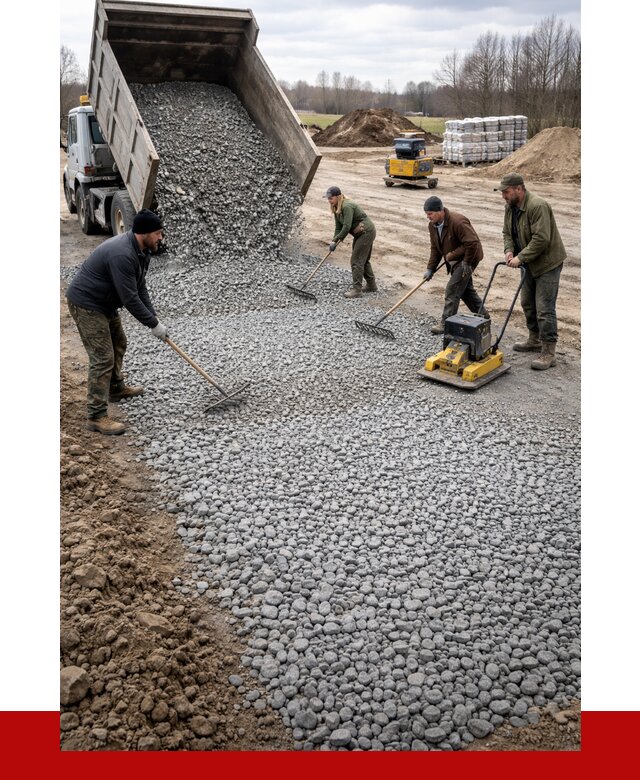 Устройство щебеночной подушки в Устях-Куте от 4634 р. ПРОНЕРУДУтк